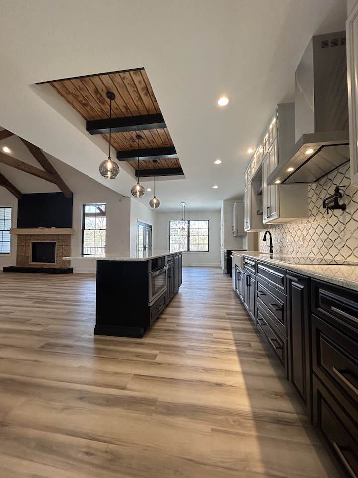 Completed kitchen renovation by DenZal Construction NEPA