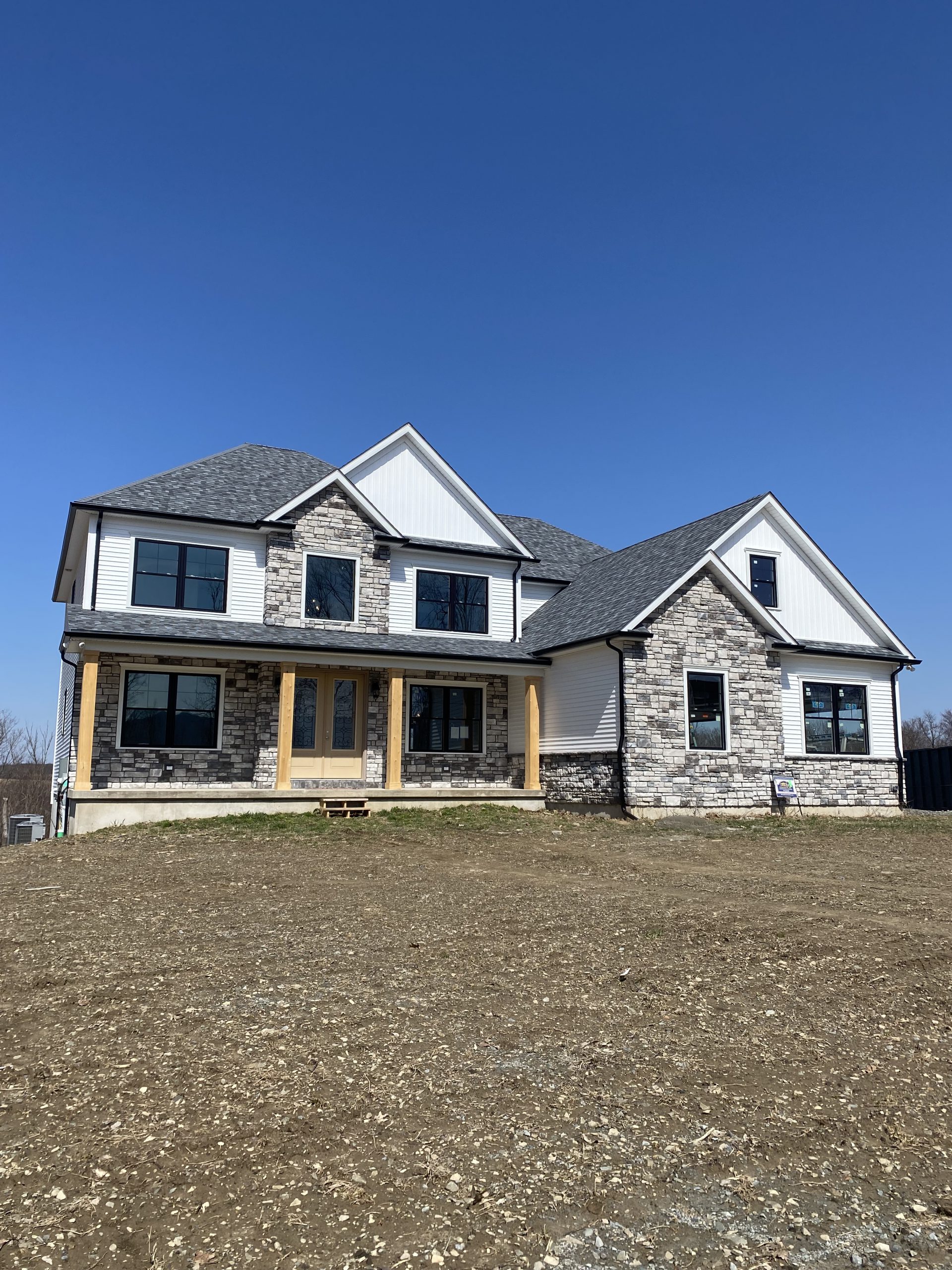 DenZal custom home built on a private lot in NEPA