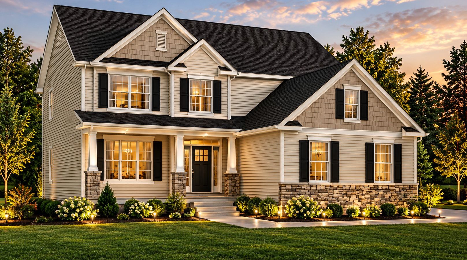 The Downington — DenZal Construction custom home plan